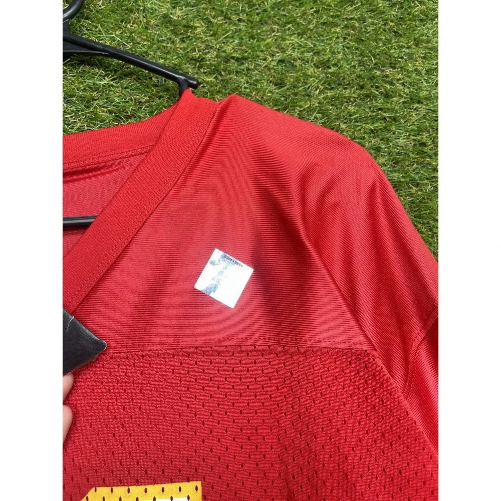 Kansas City Chiefs Starter Jersey Mens 48 XL Elvis Grbac #11 QB Red Football